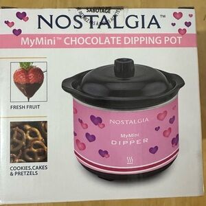 Nostalgia MyMini Pink Heart Dipping Pot